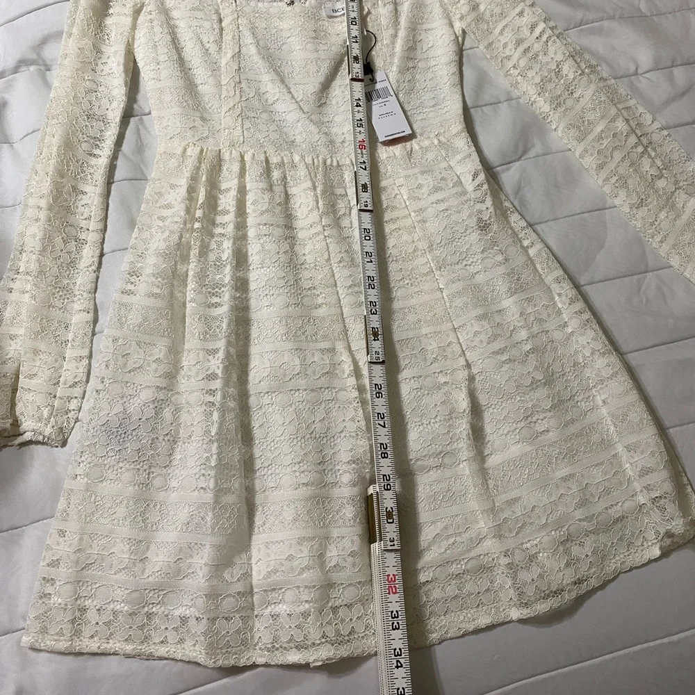 BCBGENERATION Lace Peek-a-boo Cutout Dress - Picture 8 of 15